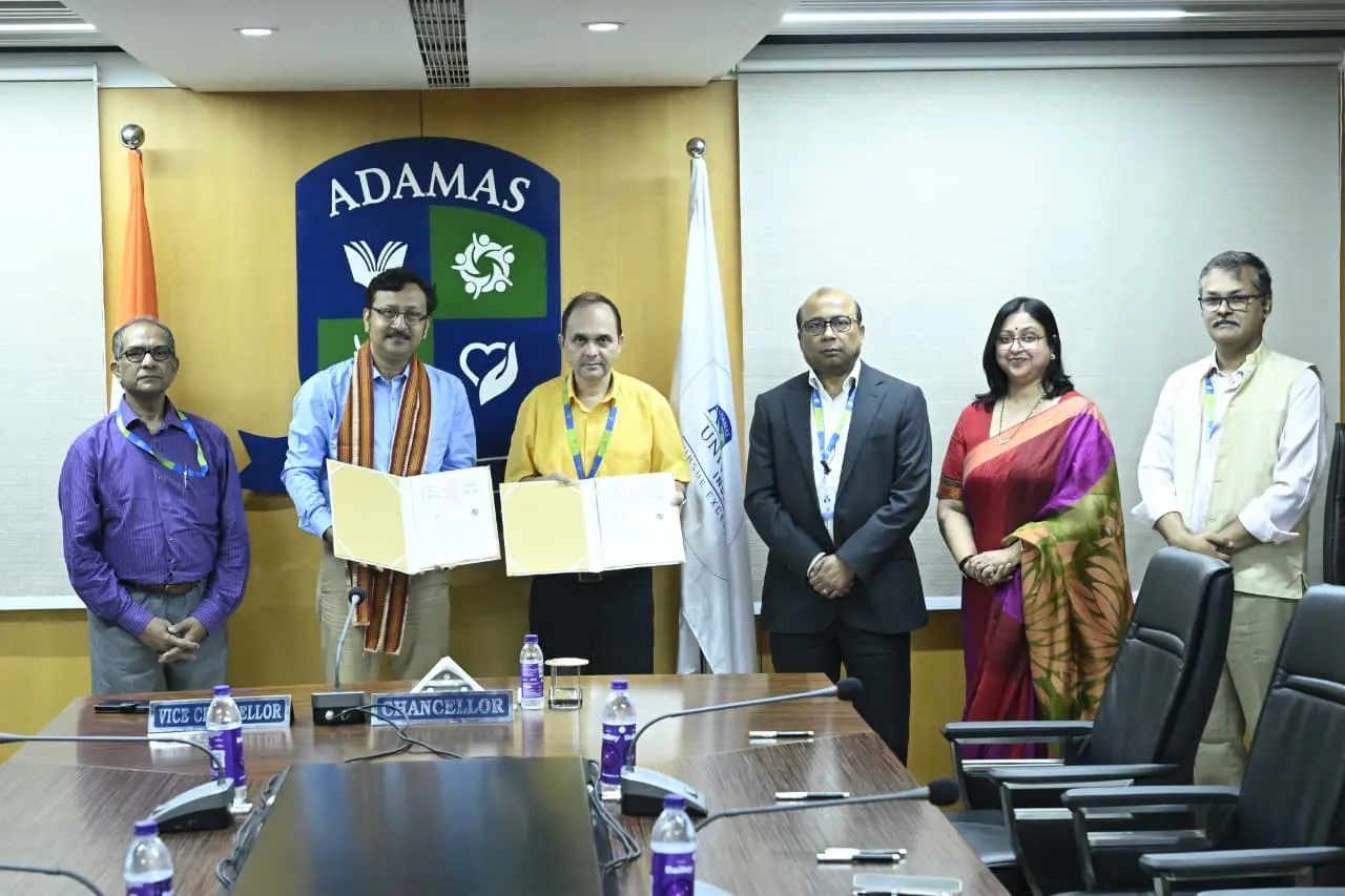 SSSP Adamas University MOU signing ceremony